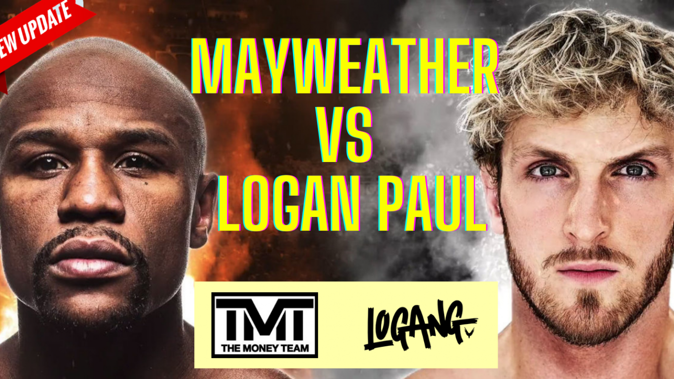 mayweather vs logan paul face to face